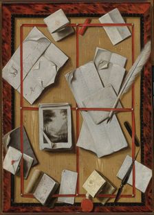 Trompe l'oeil, 1665. Creator: Gijsbrechts, Cornelis Norbertus (before 1657-after 1675)