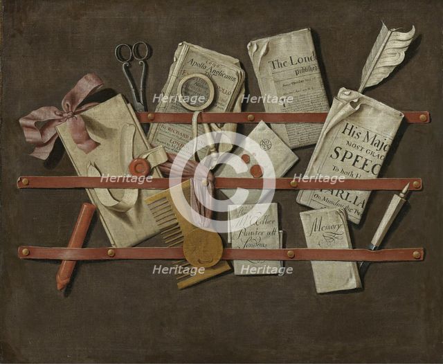 Trompe-l'oeil, 1698. Artist: Collier, Edwaert (1642-1708)