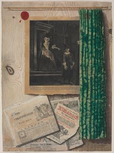 Trompe lOeil Still Life, c. 1754. Creator: Jacobus Cornelis Meyer (Dutch)