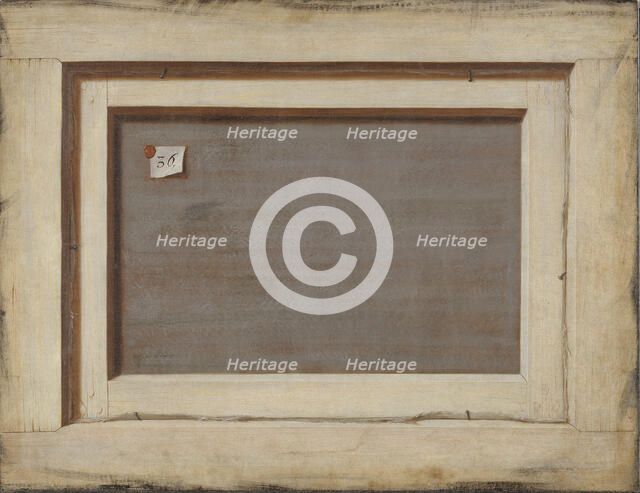 Trompe l'oeil. The Reverse of a Framed Painting, 1668-1672. Artist: Gijsbrechts, Cornelis Norbertus (before 1657-after 1675)