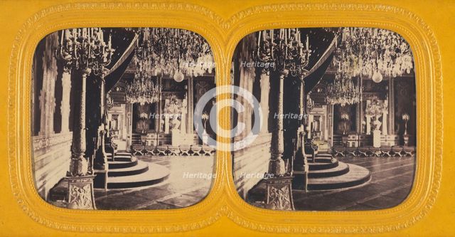 Trone prespective, 1860s. Creator: E Lamy.