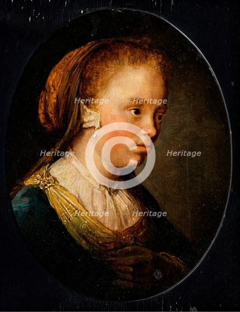Tronie of a Girl, c1635-1640. Creator: Gerrit Dou.