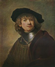 Tronie of a Young Man in a Gorget and Cap c1639. Artist: Rembrandt Harmensz van Rijn