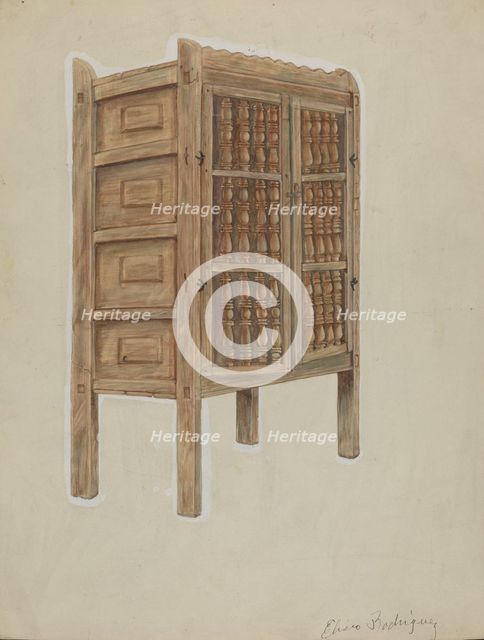 Trostero, 1935/1942. Creator: Eliseo Rodriguez.