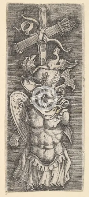 Trophy, mid-16th century. Creator: Master FG.