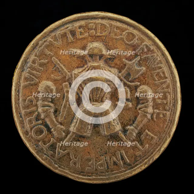Trophy of Arms [reverse], 1515 or after. Creator: Unknown.