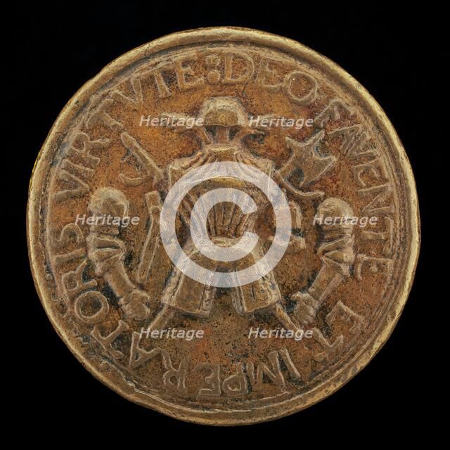 Trophy of Arms [reverse], 1515 or after. Creator: Unknown.