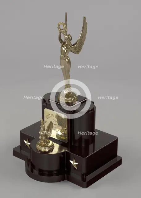 Trophy awarded to the Texas Southern University Debate Team, 1967. Creator: A.C. Rehberger Company.