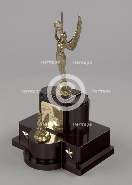 Trophy awarded to the Texas Southern University Debate Team, 1967. Creator: A.C. Rehberger Company.