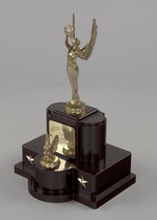 Trophy awarded to the Texas Southern University Debate Team, 1967. Creator: A.C. Rehberger Company