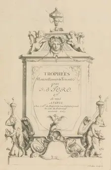 Trophées Nouvellement Inventez par J.B. Toro (Title Page), 1716., 1716. Creator: Jean Bernard Toro