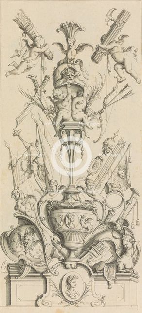 Trophées Nouvellement Inventez par J.B. Toro., 1716., 1716. Creator: Jean Bernard Toro.