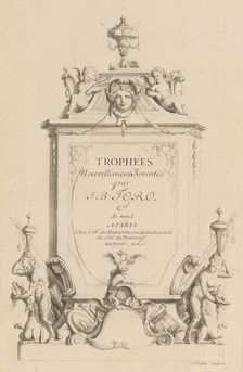 Trophées Nouvellement Inventez par J.B. Toro (Title Page), 1716., 1716. Creator: Jean Bernard Toro