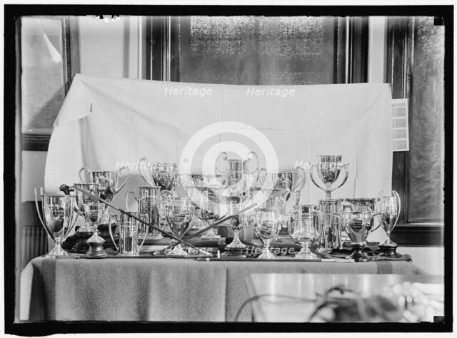 Trophies, between 1913 and 1917. Creator: Harris & Ewing.