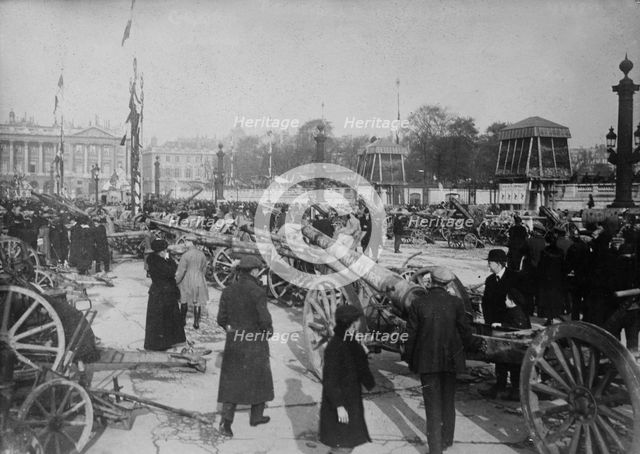 Trophies, Place de la Concorde, 1918 or 1919. Creator: Bain News Service.