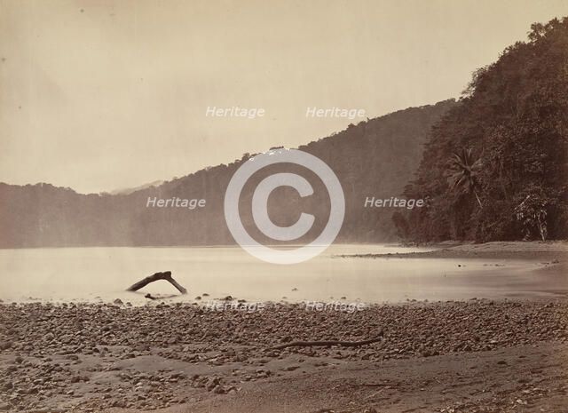 Tropical Scenery, The Terminus of the Proposed Canal, Limon Bay, 1871. Creator: John Moran.