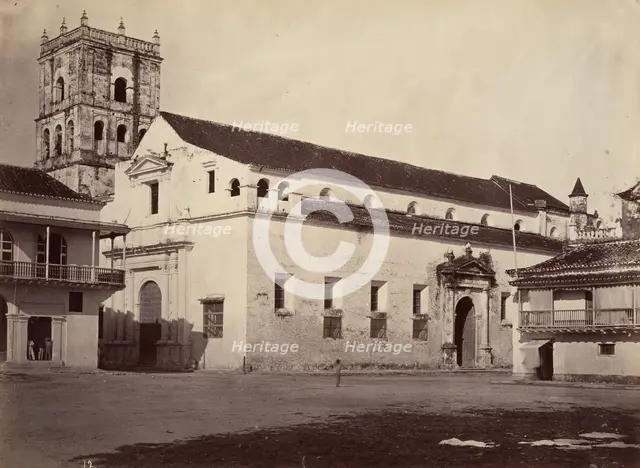 Tropical Scenery, Cathedral, Cartagena, 1871. Creator: John Moran.