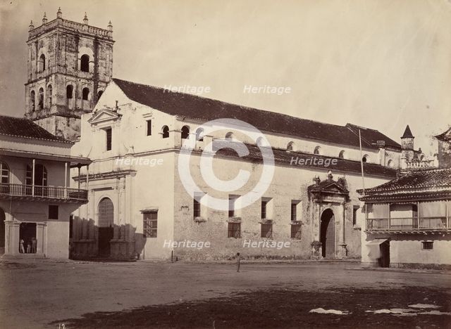 Tropical Scenery, Cathedral, Cartagena, 1871. Creator: John Moran.