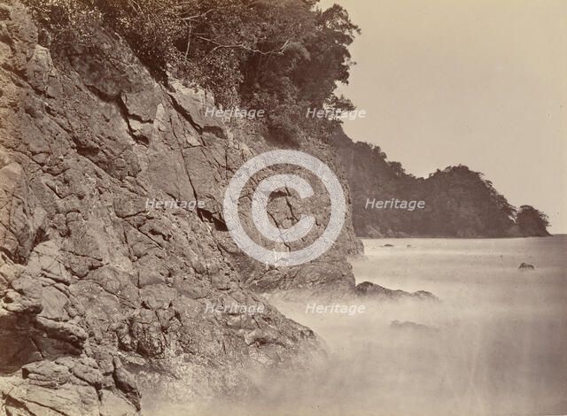 Tropical Scenery, Cliff - Limon Bay, 1871. Creator: John Moran.