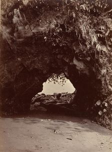 Tropical Scenery, Natural Arch, Cupica Bay, 1871. Creator: John Moran