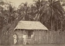 Tropical Scenery, Native Hut, Turbo, 1871. Creator: John Moran