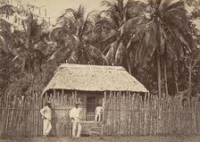 Tropical Scenery, Native Hut, Turbo, 1871. Creator: John Moran