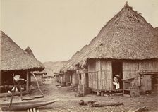 Tropical Scenery, Street, Chipigana, 1871. Creator: John Moran