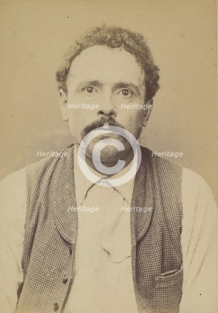 Tropini. Esprit, Antoine. 35 ans, né à San-Bueri (Italie). Tourneur. Anarchiste. 2/7/94. , 1894. Creator: Alphonse Bertillon.