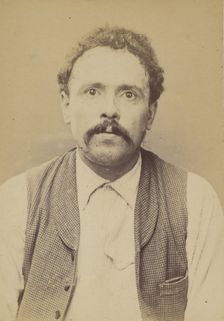Tropini. Esprit, Antoine. 35 ans, né à San-Bueri (Italie). Tourneur. Anarchiste. 2/7/94. , 1894. Creator: Alphonse Bertillon