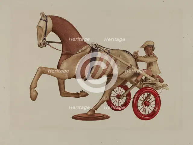 Trotter in Action, 1935/1942. Creator: Henry Murphy.