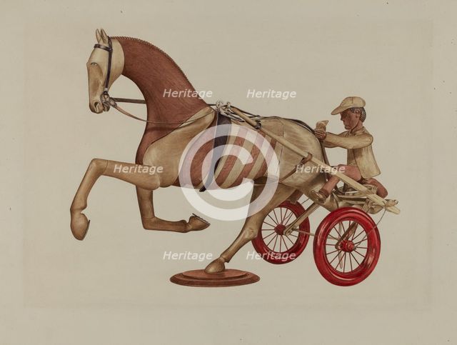 Trotter in Action, 1935/1942. Creator: Henry Murphy.