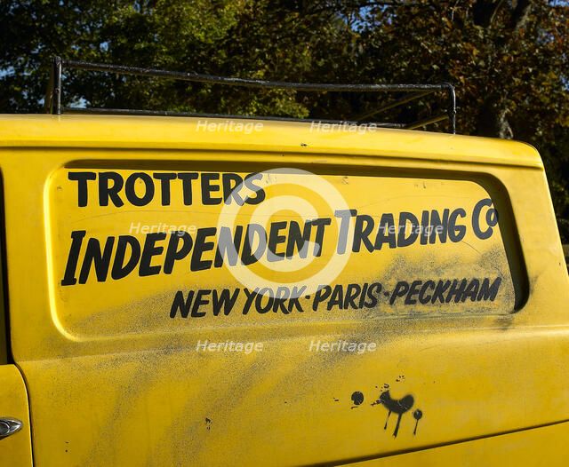 Trotter's Reliant Van from 'Only Fools and Horses' tv programme. Creator: Unknown.