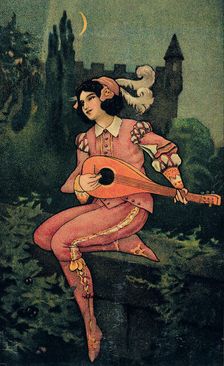 Troubadour from the Middle Ages