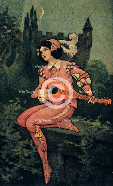 Troubadour from the Middle Ages.