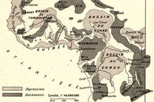 'Trous et bosses de l'Ouest africain; L'Ouest Africain 1914. Creator: Unknown