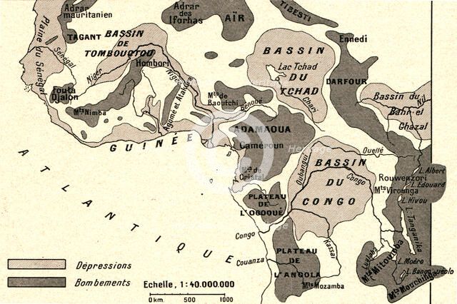 ''Trous et bosses de l'Ouest africain; L'Ouest Africain', 1914. Creator: Unknown.