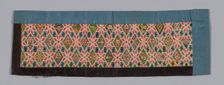 Trouser Band, China, Qing dynasty (1644-1911), 1875/1900. Creator: Unknown