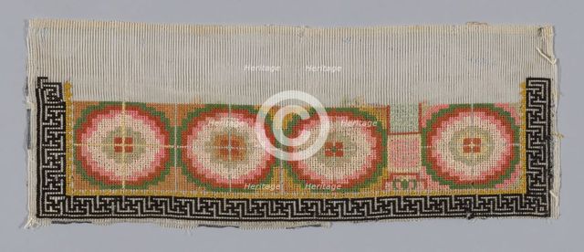 Trouser Band, China, Qing dynasty (1644-1911), 1875/1900. Creator: Unknown.