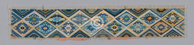 Trouser Band, China, Qing dynasty (1644-1911), 1875/1900. Creator: Unknown.