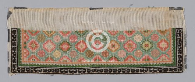 Trouser Band, China, Qing dynasty (1644-1911), 1875/1900. Creator: Unknown.