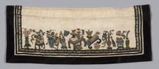 Trouser Band, China, Qing dynasty (1644-1911), 1875/1900. Creator: Unknown