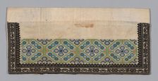 Trouser Band, China, Qing dynasty (1644-1911), 1875/1900. Creator: Unknown