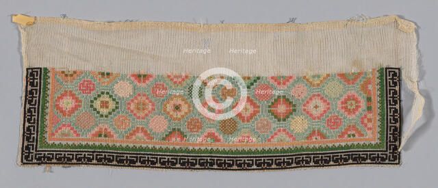 Trouser Band, China, Qing dynasty (1644-1911), 1875/1900. Creator: Unknown.