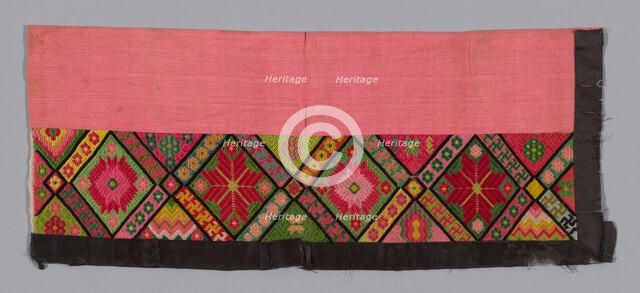 Trouser Band, China, Qing dynasty (1644-1911), 1875/1900. Creator: Unknown.