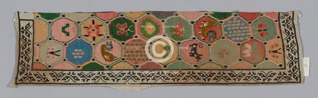 Trouser Band, China, Qing dynasty (1644-1911), 1875/1900. Creator: Unknown.