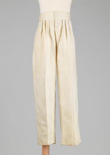 Trousers, American, 1865. Creator: Unknown