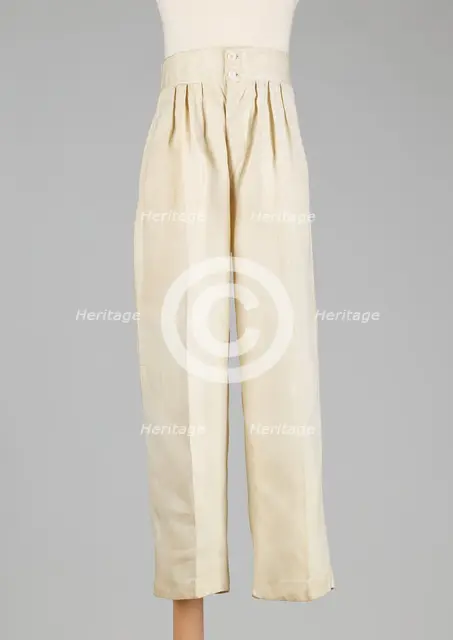 Trousers, American, 1865. Creator: Unknown.