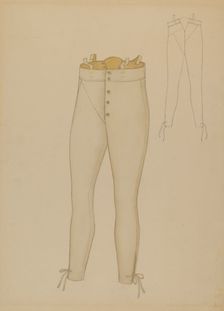 Trousers, c. 1937. Creator: Henry De Wolfe