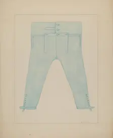 Trousers, c. 1941. Creator: Frederick Jackson