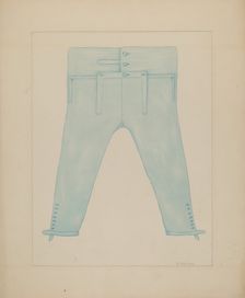 Trousers, c. 1941. Creator: Frederick Jackson